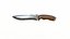 Old Vintage Combat Knife Low-poly PBR