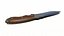 Old Vintage Combat Knife Low-poly PBR
