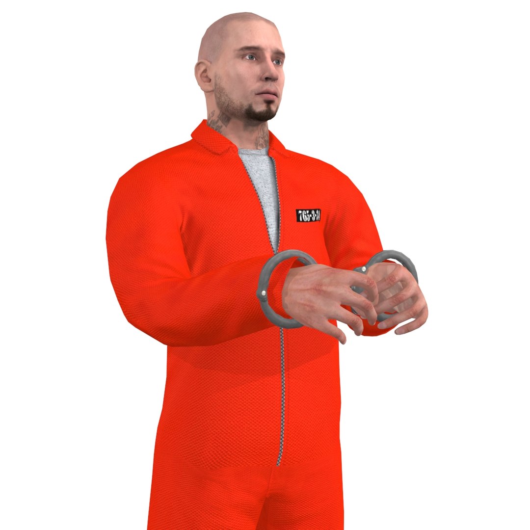 Prisoner Rigged 2 3d Model