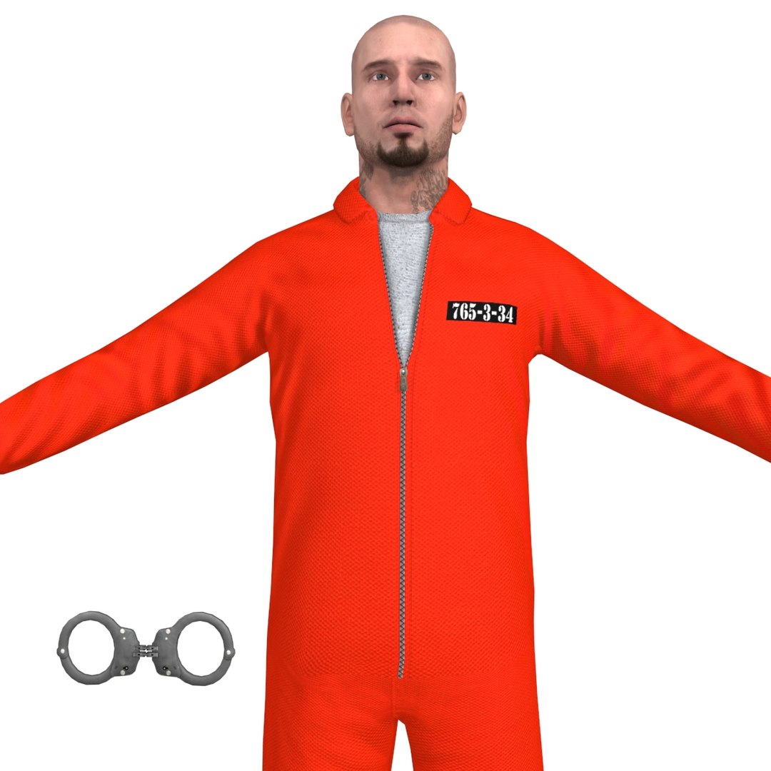 Prisoner Rigged 2 3d Model