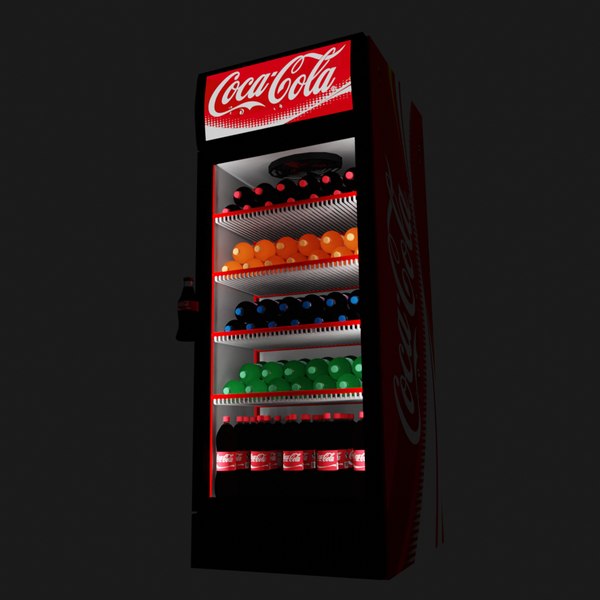 Coca-Cola Fridge 3D model - TurboSquid 2060175
