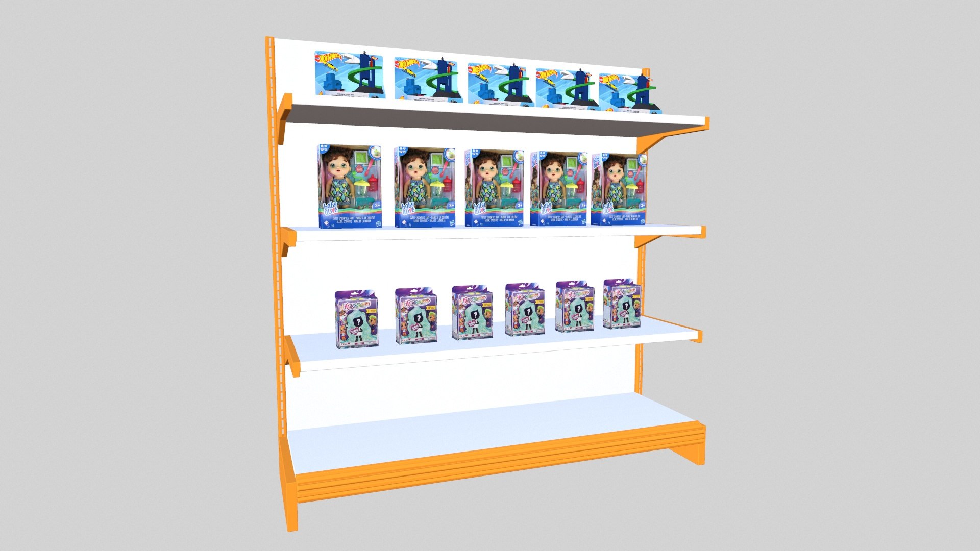 Toys Showcase Rack Model - TurboSquid 2358444