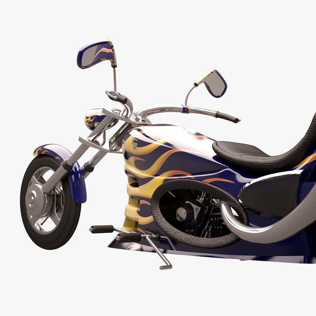 chopper 3d model