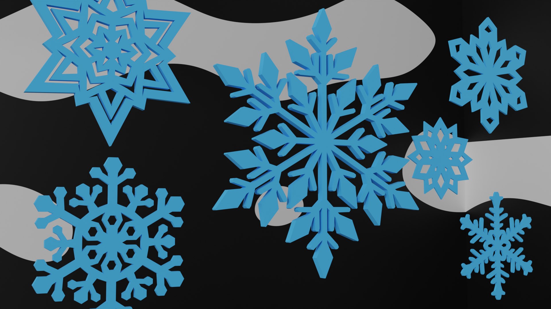 3D Snowflake collection cartoon model https://p.turbosquid.com/ts-thumb/xH/l2yNcd/hU/1_4/png/1702026649/1920x1080/fit_q87/02eb786d42377cfa2c59849c1ab9c9d455244db7/1_4.jpg