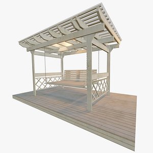 3D Arbor with Swing model