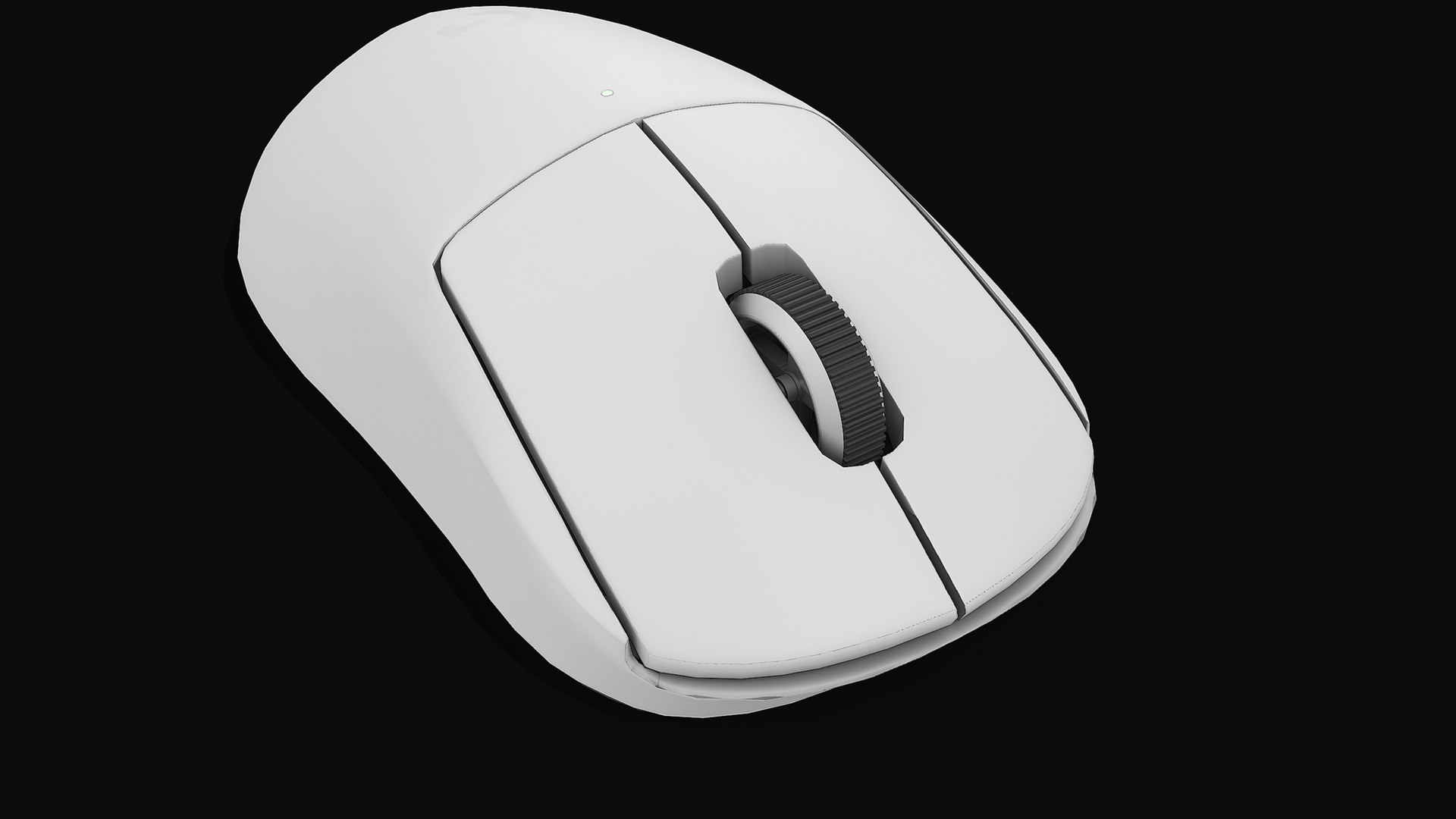 3D Logitech G Pro X Wireless Gaming Mouse - White Model - TurboSquid ...