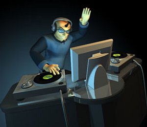 DJ turntable