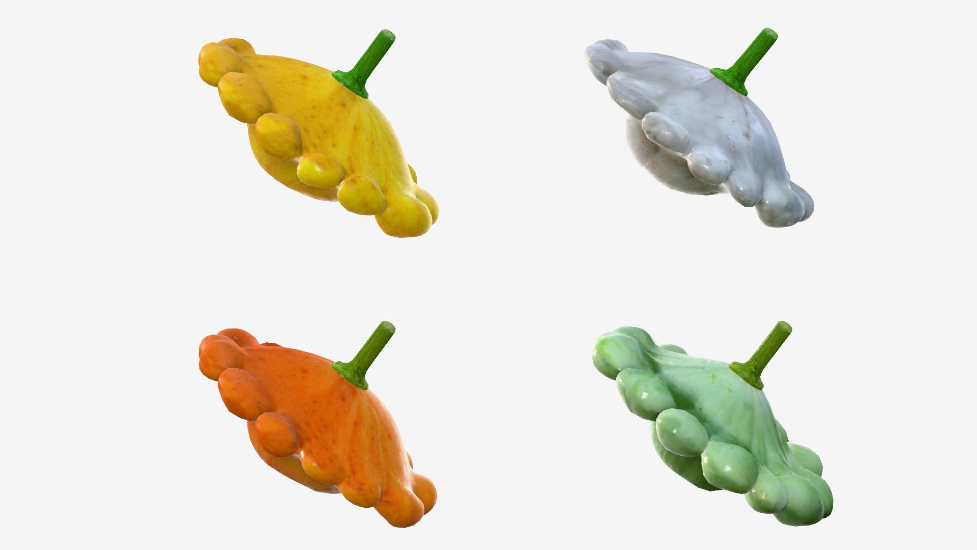 Scallop squash 3D https://p.turbosquid.com/ts-thumb/xH/uT1jma/AE/img17/jpg/1726712565/1920x1080/fit_q87/e12a4b10f97ed1f8fdf43cf116a019906e8c3aaa/img17.jpg