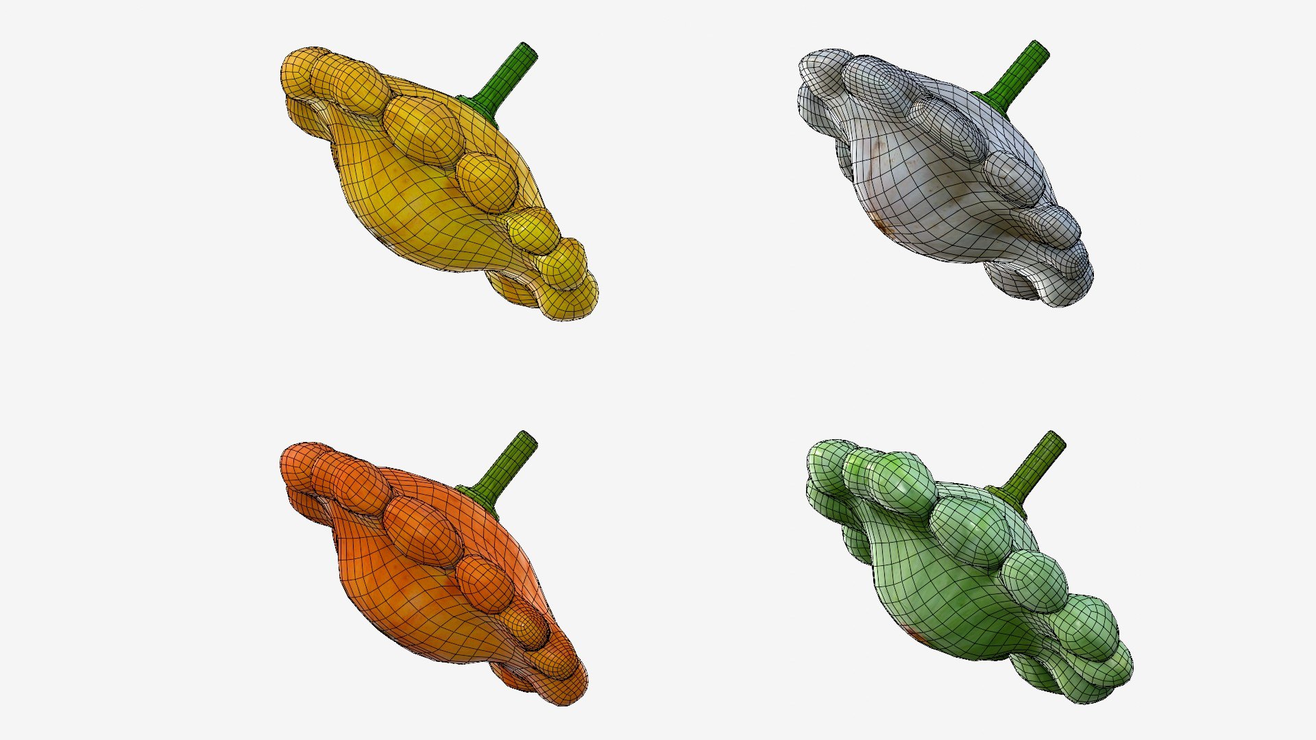 Scallop squash 3D https://p.turbosquid.com/ts-thumb/xH/uT1jma/Mj/wire15/jpg/1726712575/1920x1080/fit_q87/36a86508a4d2485990d3e81dec8f3723b5b0aec5/wire15.jpg