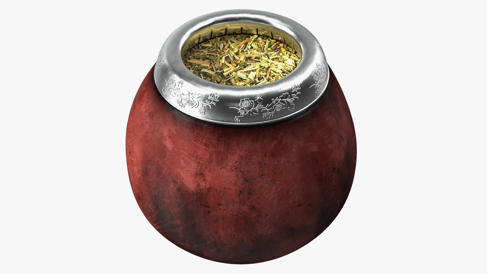 Yerba Calabaza with Mate 3D model preview