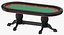 Fichas de Fichas de Mesa de Poker e Ancinho de Fic