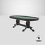 Fichas de Fichas de Mesa de Poker e Ancinho de Fic