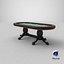 Fichas de Fichas de Mesa de Poker e Ancinho de Fic