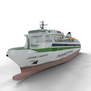Cruise Ship Transmediterranea Juan J 3D model