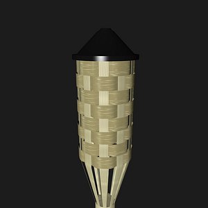 Tiki Torch - Matte Texture