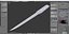 3D japanese tanto knife