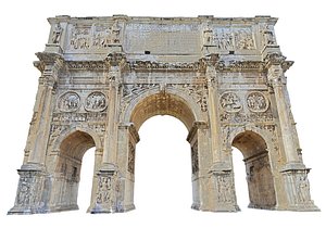 3D Arco di Costantino Rome Triumphal Arch