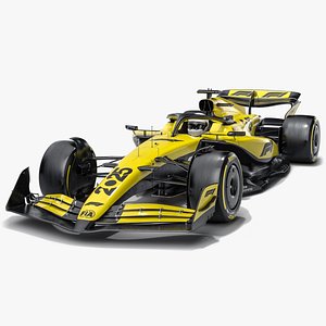 Common Formula 1 2025 F1 Race Car Mockup
