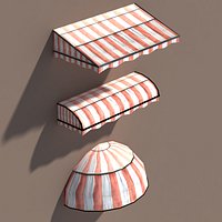 Awning Misc Architecture Low poly 3d Model