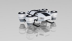 3D Sci-fi Model Drone model