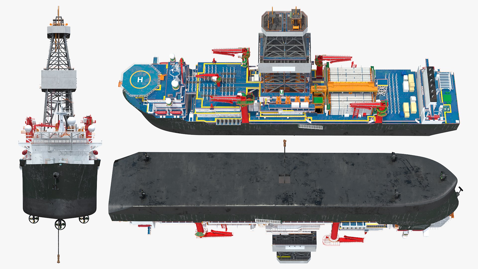 drillship drilling ships 3D model https://p.turbosquid.com/ts-thumb/xI/IkUrgo/cY4xna2v/drillshipmb3dmodel025/jpg/1592277149/1920x1080/fit_q87/624bd3e0295a976c9b21f45082134fbaeed58b8f/drillshipmb3dmodel025.jpg