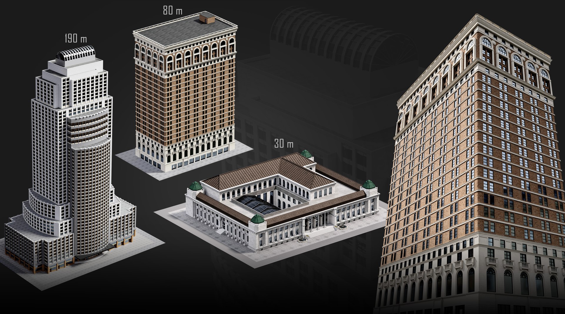 New York City Buildings  Street Environment 3D Asset Kitbash Pack 3D model https://p.turbosquid.com/ts-thumb/xI/RjtZ39/AV/preview06/jpg/1731779585/1920x1080/fit_q87/e47915ded38049019b9ebf36f9f8a828b299a3ea/preview06.jpg