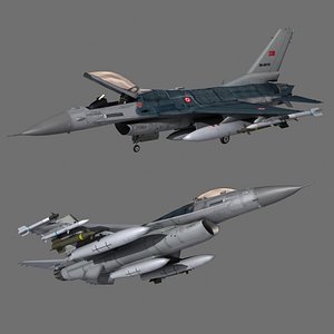 tuaf f-16 3D model