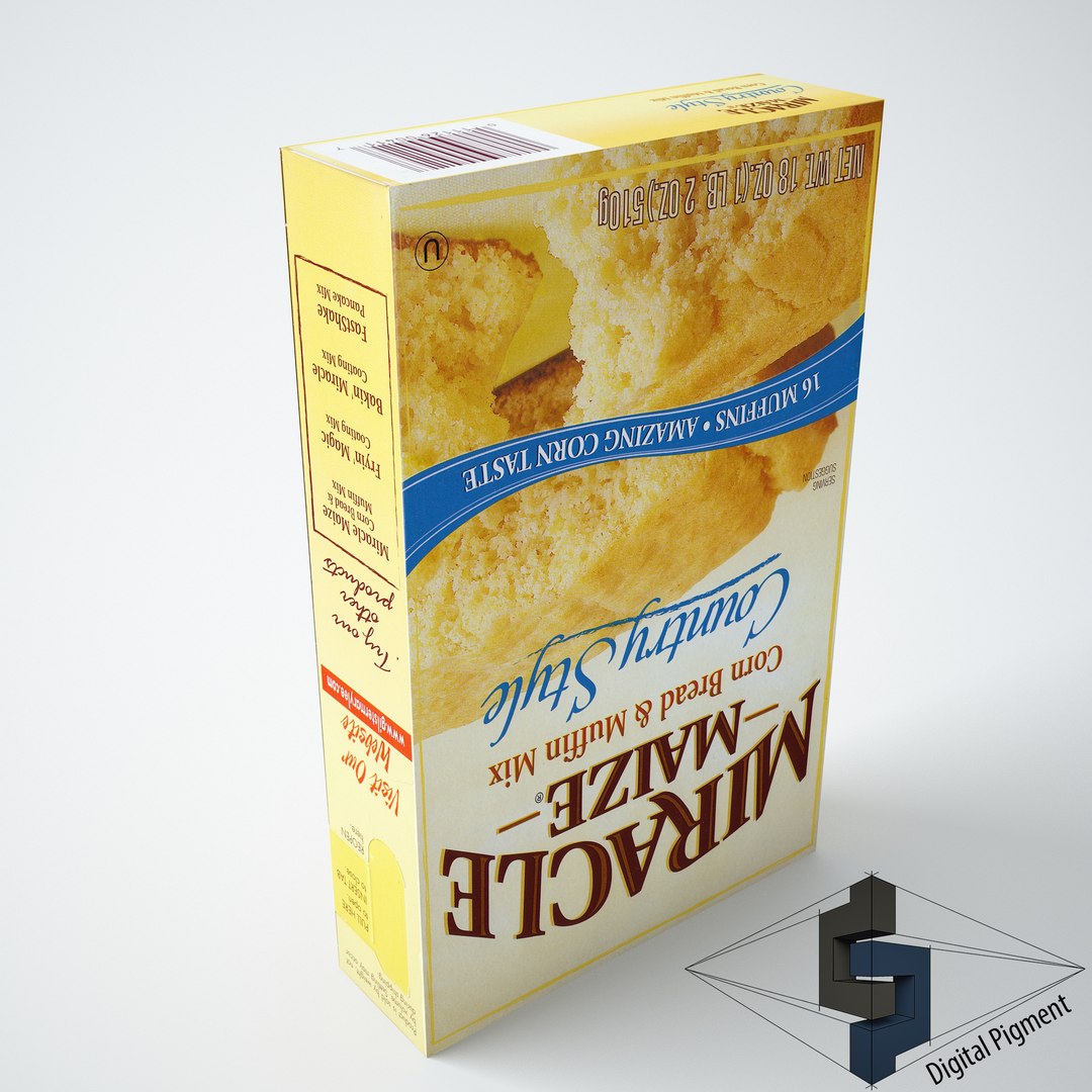 Miracle Maize Cornbread Mix 3d Model