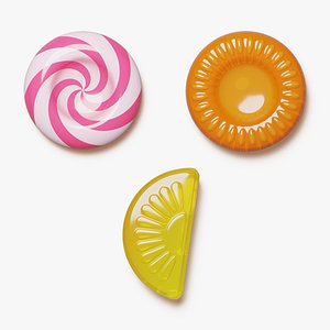 3D model Caramel Candy Set