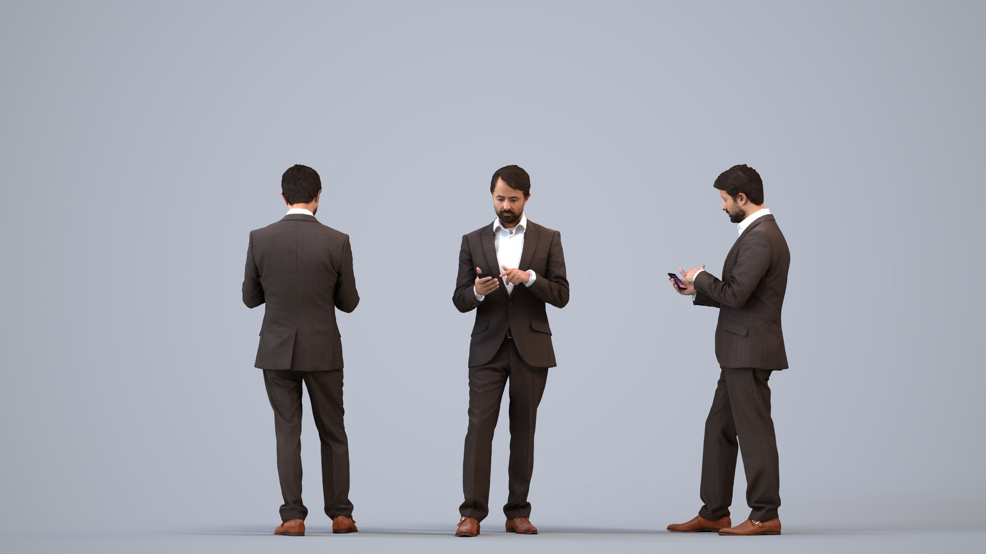 00265Bipini0004 - Adult Indian Man Standing In Office Wearing Autumn Or ...