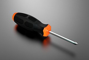 3D screwdriver screw