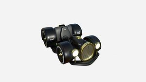 Cartoon Kart E09 Black - Vehicle Racing Design