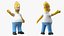 Homero Simpson preparado para Maya