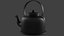 3D old vintage teapot model