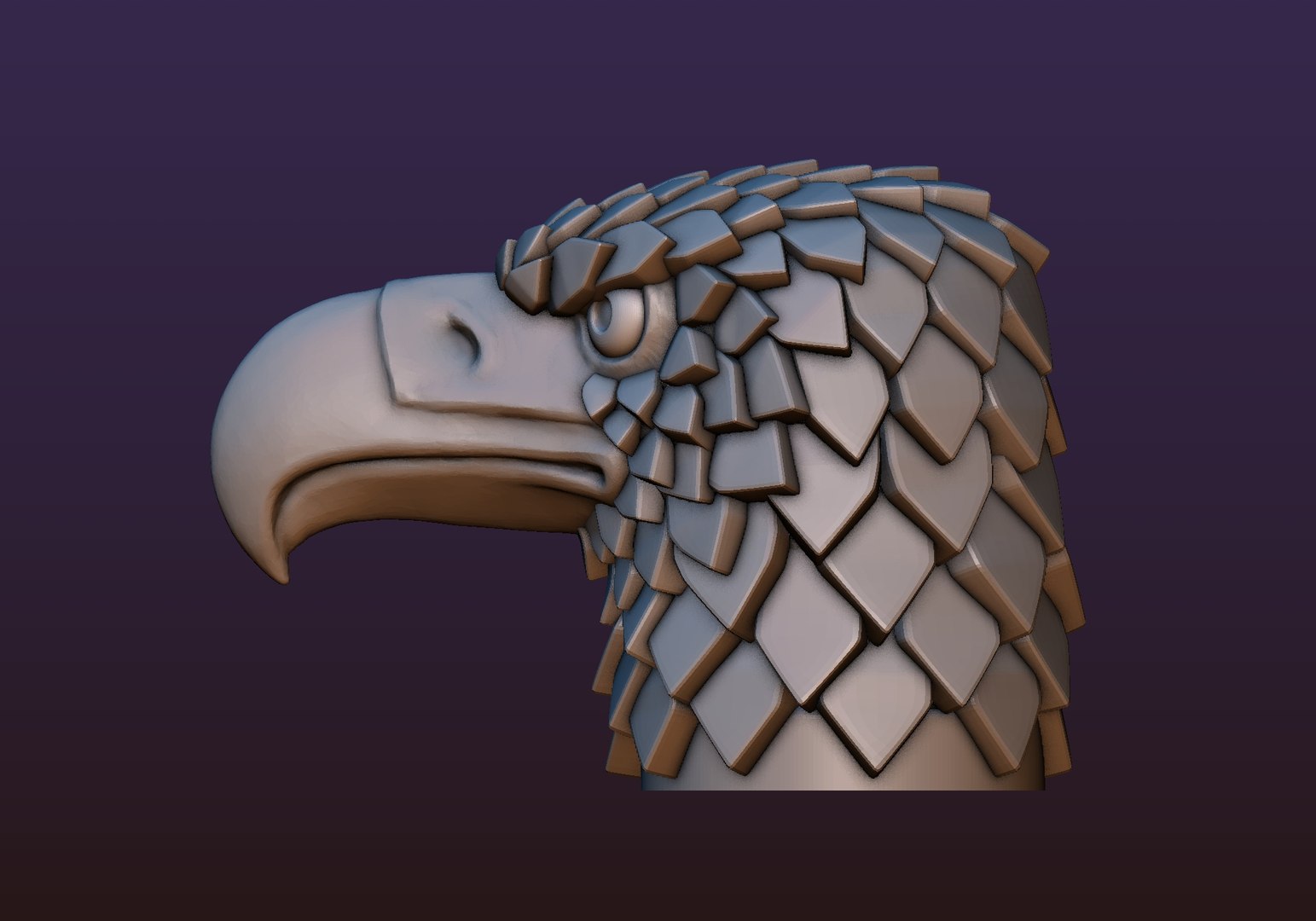 3D Eagle head stylized Print https://p.turbosquid.com/ts-thumb/xI/j7Uhqt/3Y/2/jpg/1648531016/1920x1080/fit_q87/faab84a7b25ab54ac0eb6436c2cda9e3d9f586b5/2.jpg
