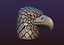 Eagle head stylized Print
