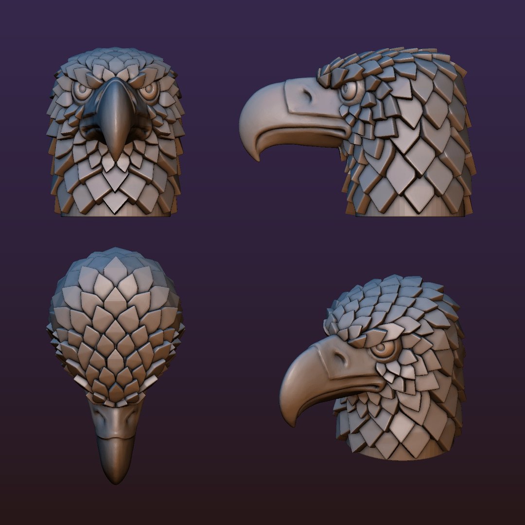 3D Eagle head stylized Print https://p.turbosquid.com/ts-thumb/xI/j7Uhqt/vm/13/jpg/1648531015/1920x1080/fit_q87/aff5ddf3da622c40896e9598ef9bca7d2eaa3755/13.jpg