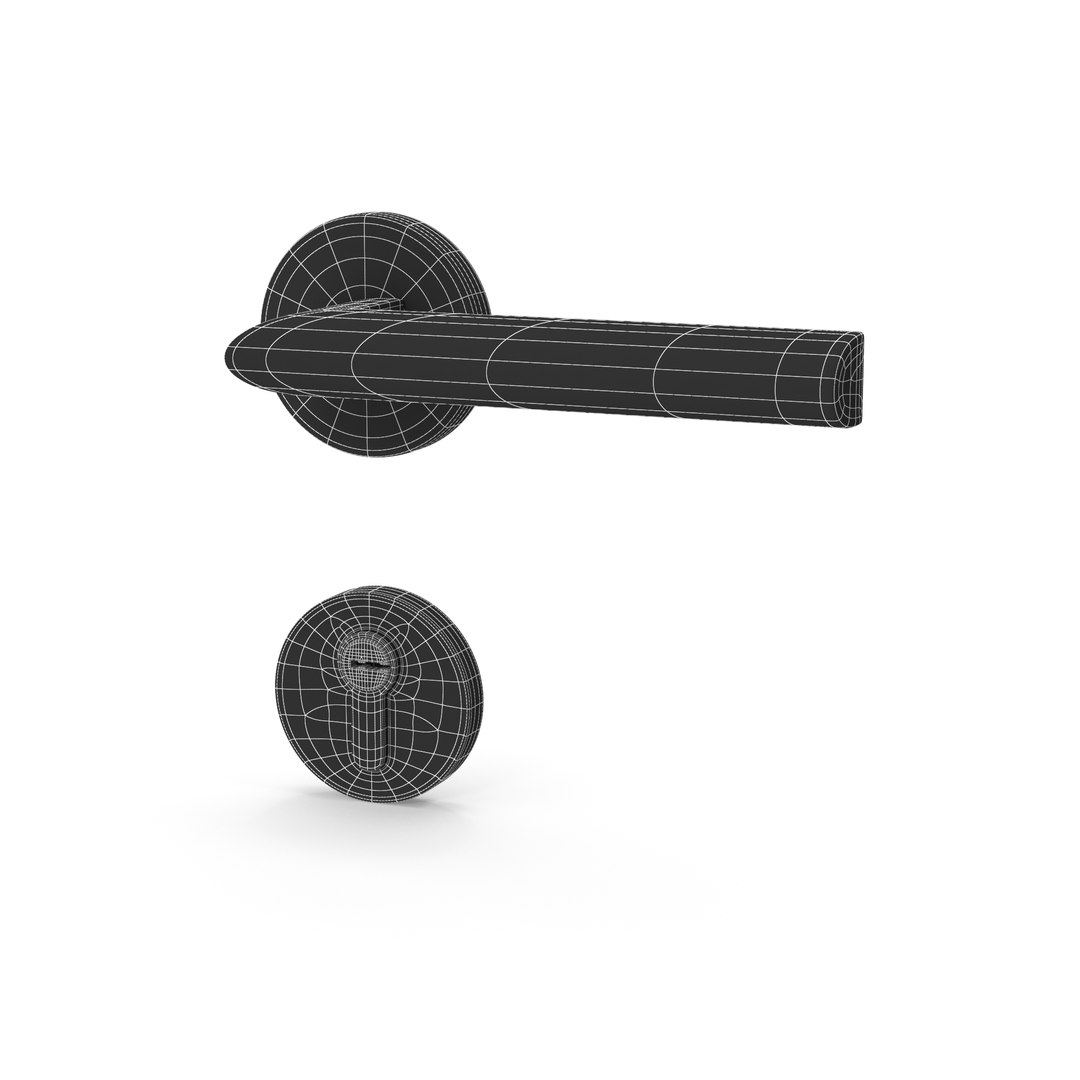 Door Lock With Handle 3D Model - TurboSquid 1952930