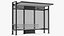 Bus Stop Shelter 3D model
