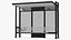 Bus Stop Shelter 3D model