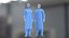 rigged surgeons characters 3D