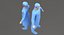 rigged surgeons characters 3D