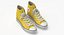 3D model Basketball Shoes Yellow