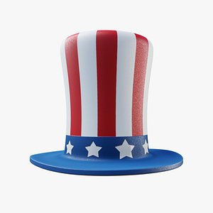 American Hat 3D model