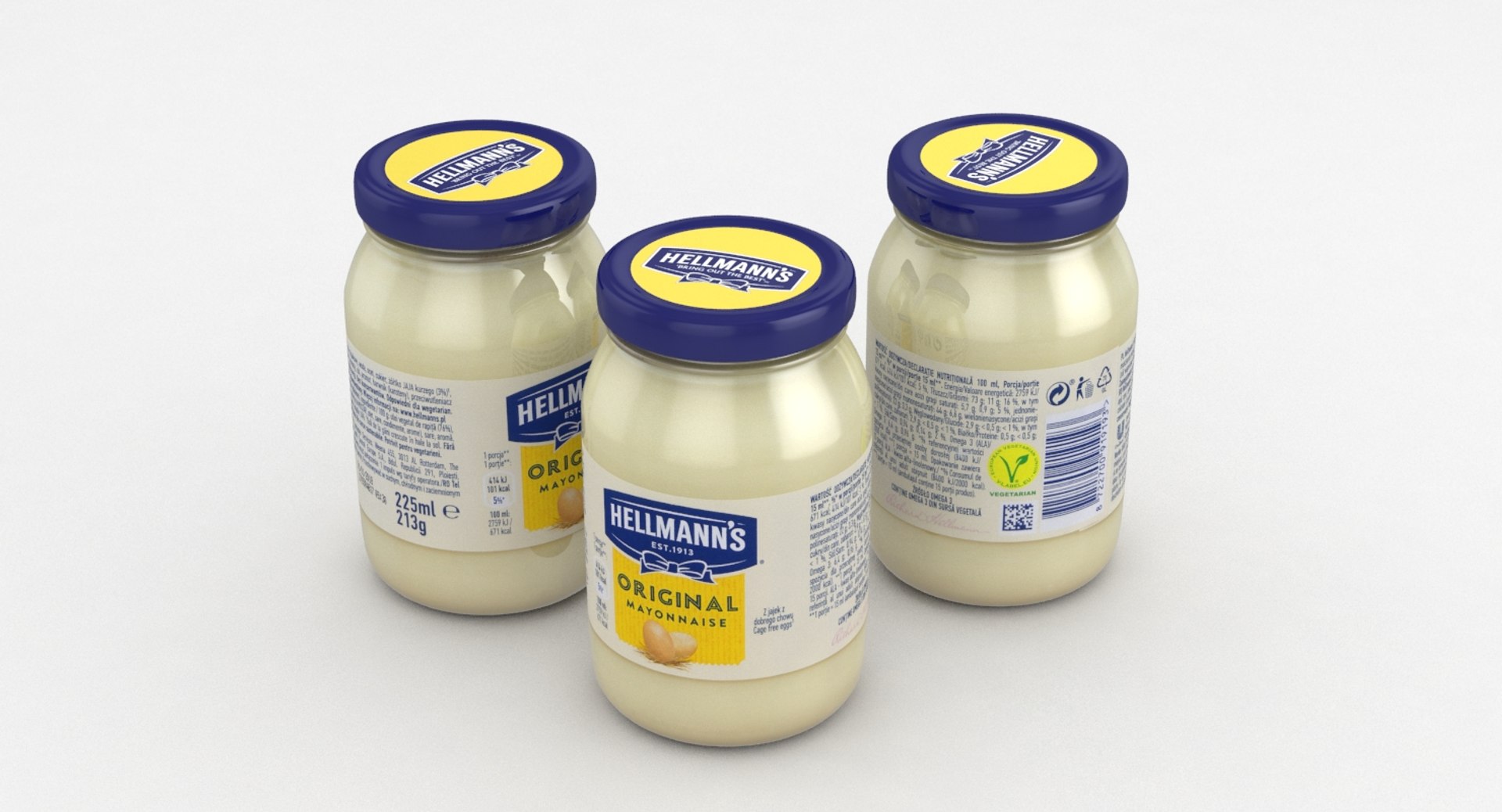 Mayonnaise Hellmann S 3D Model - TurboSquid 1168425