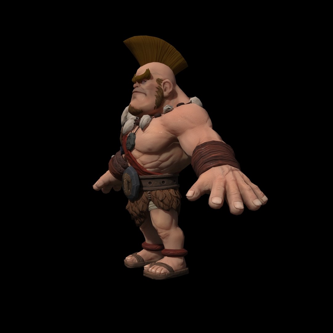 Free Conan Rig Character 3D Model - TurboSquid 1182019