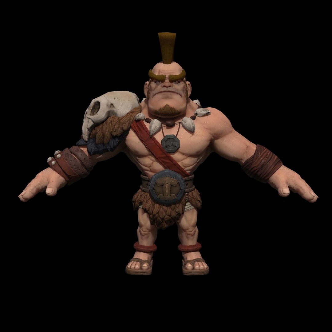 Free Conan Rig Character 3D Model - TurboSquid 1182019