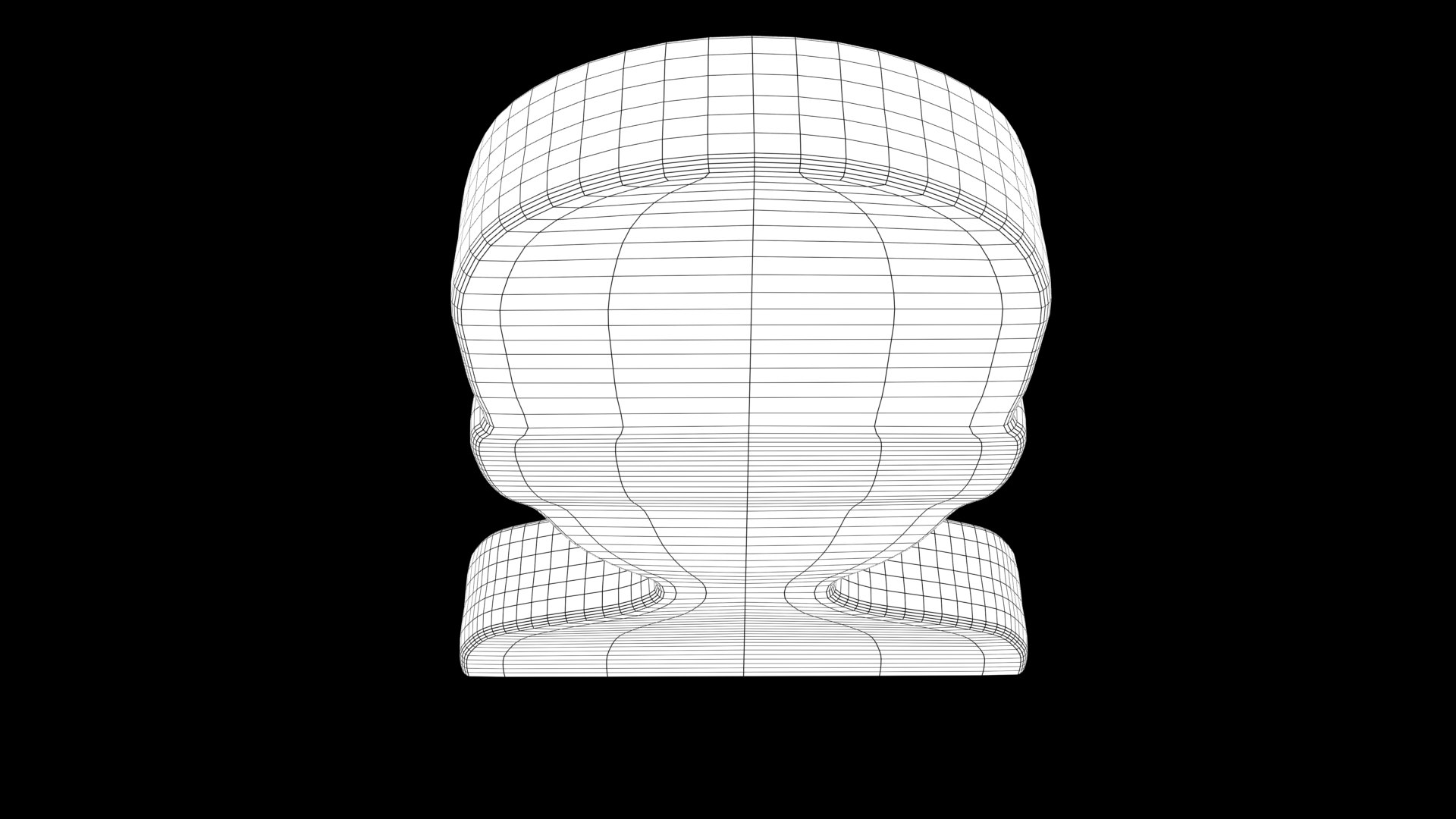 3D Bust In Silhouette Emoji TurboSquid 1959375