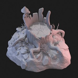 fantasy stump 3D