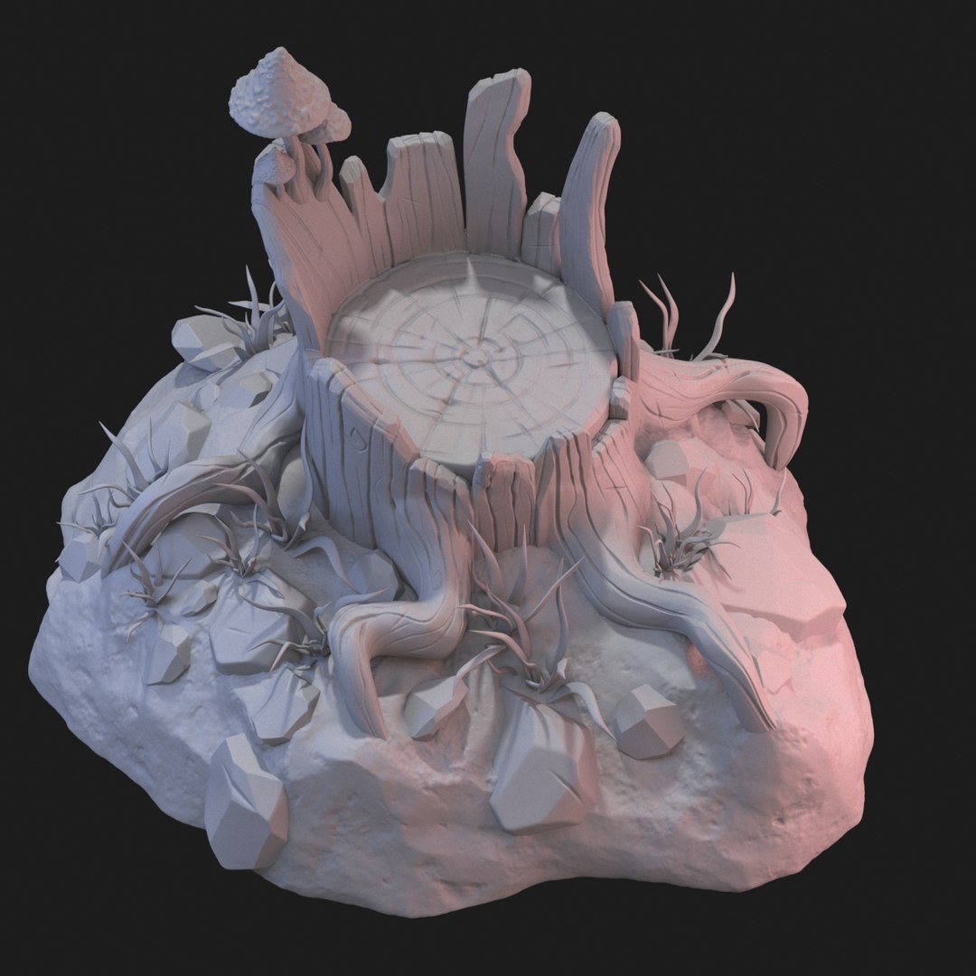 fantasy stump 3D https://p.turbosquid.com/ts-thumb/xJ/C30Xi3/h2R45ljL/10005/jpg/1567507212/1920x1080/fit_q87/99cb25ce7b08229cb931ec365993034c735876fd/10005.jpg
